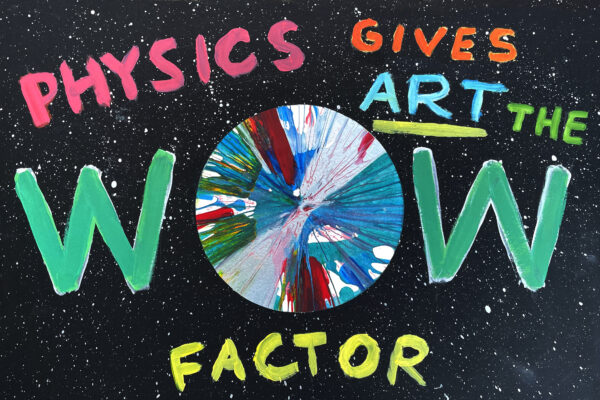 Painting that says 'physics gives art the wow factor'