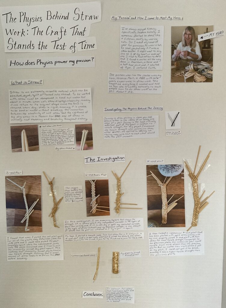 Highly Commended: The Physics Behind Straw Work: The Craft That Stands ...